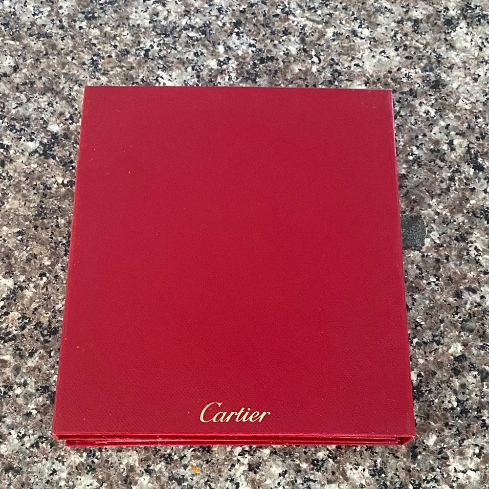 Vintage Cartier Red Collector's watch DVD and certificate